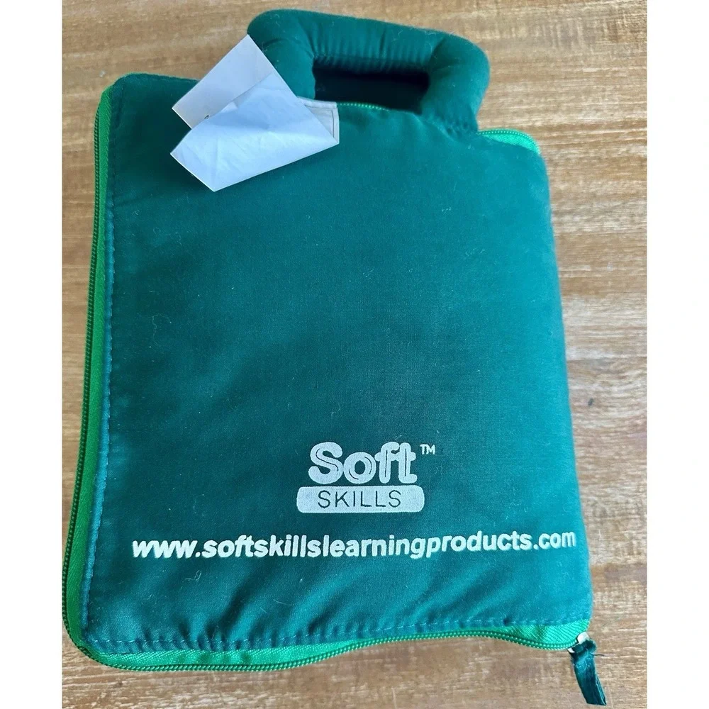 Vintage 1991 Pockets of Learning Soft Cloth Book Count And Play Baby Toddler